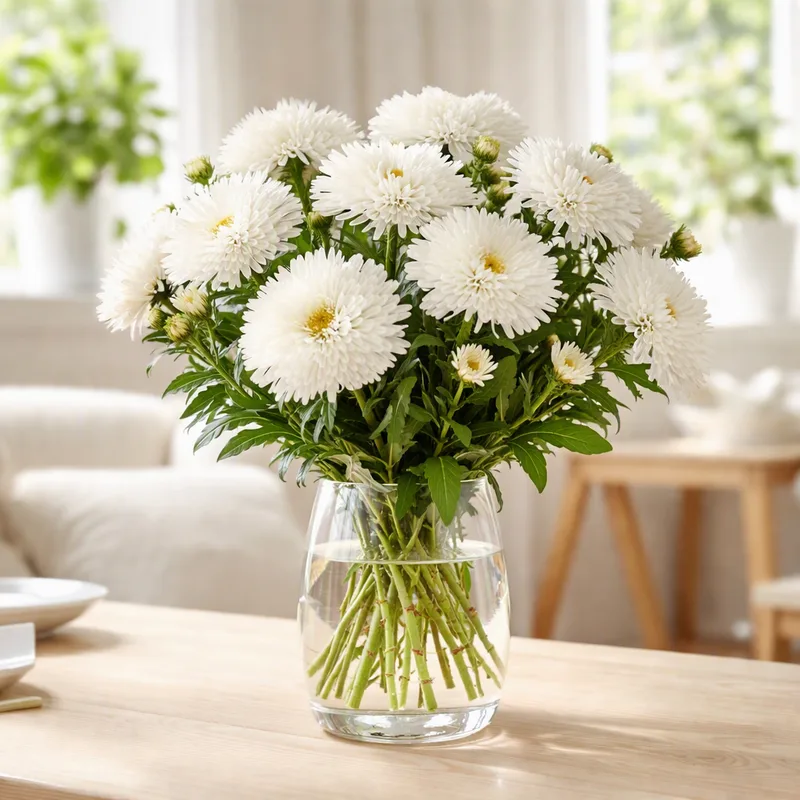 Aster - weiss - Bild 2