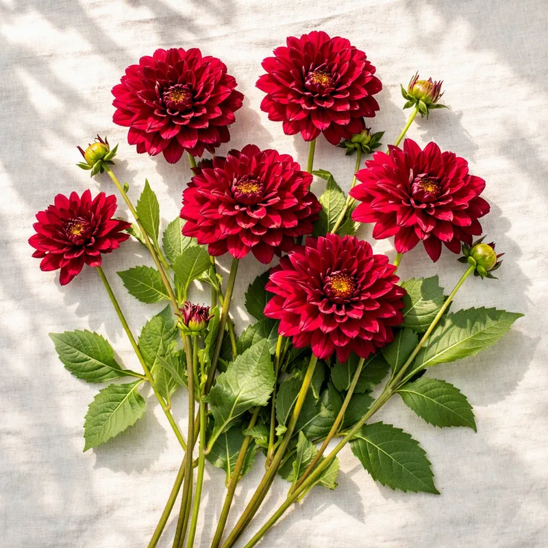 Dahlie - rot - Bild 4