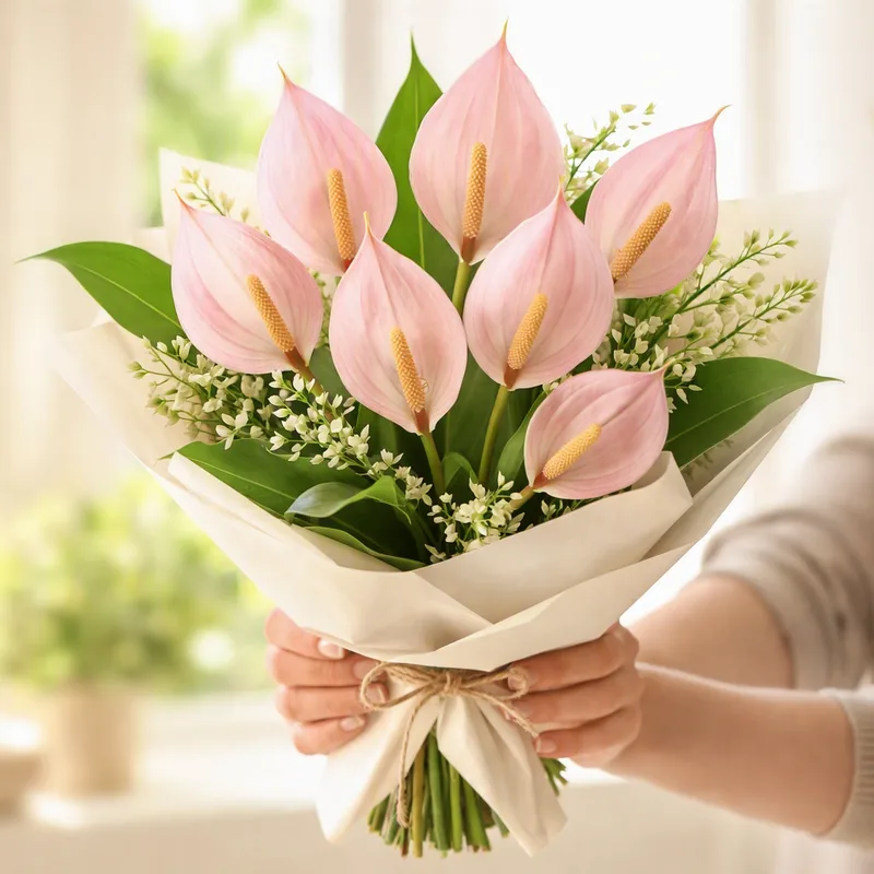 Friedenslilie - rosa - Bild 3