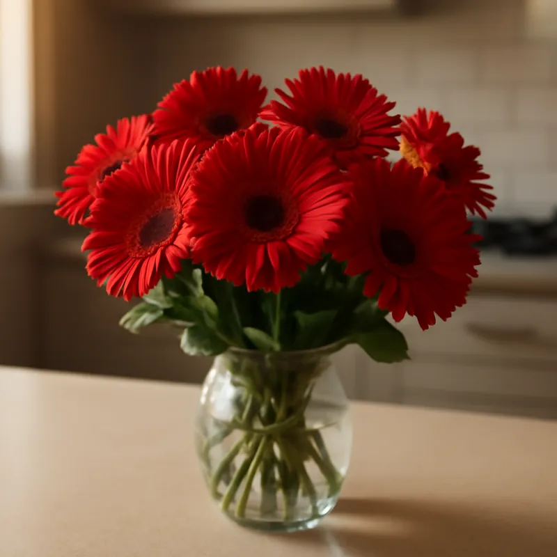 Gerbera - rot - Bild 3
