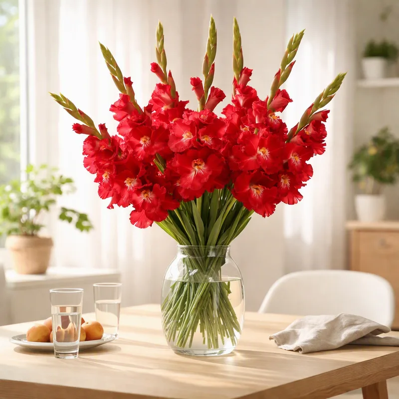 Gladiole - rot - Bild 2