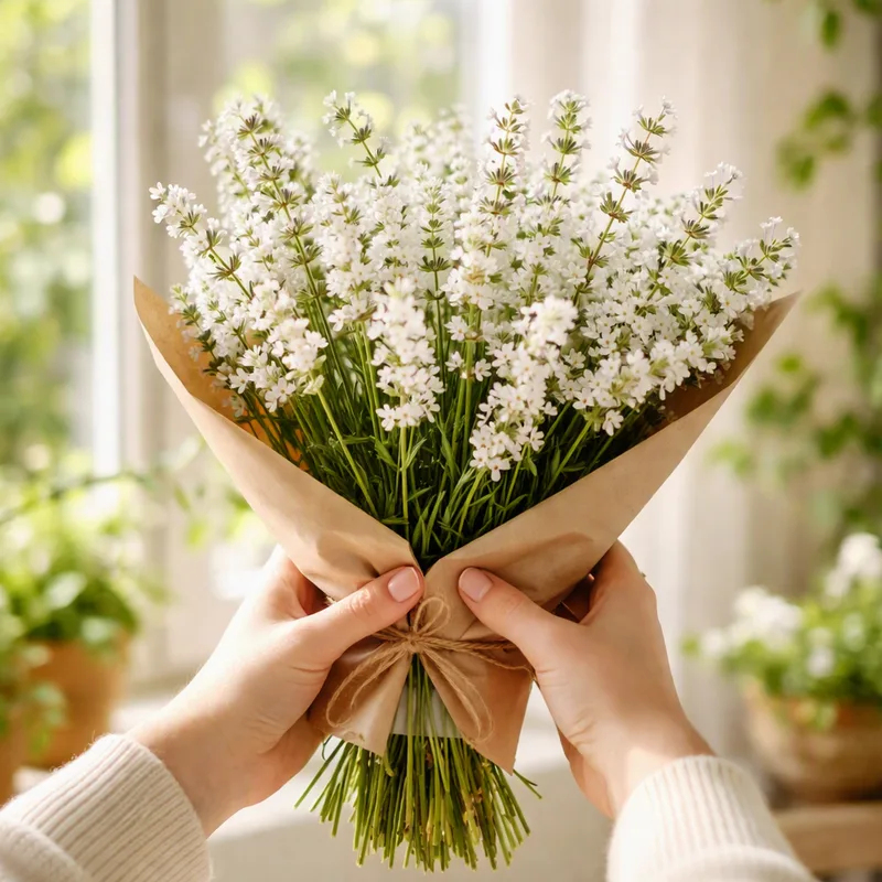 Lavendel - weiss - Bild 3