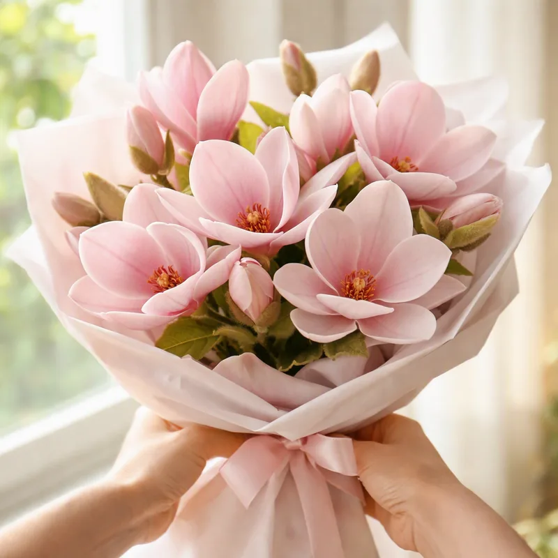Magnolie - rosa - Bild 3
