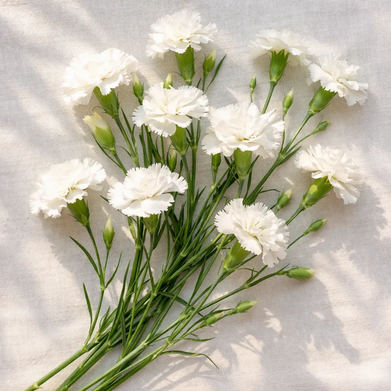 Nelke - weiss - Bild 4