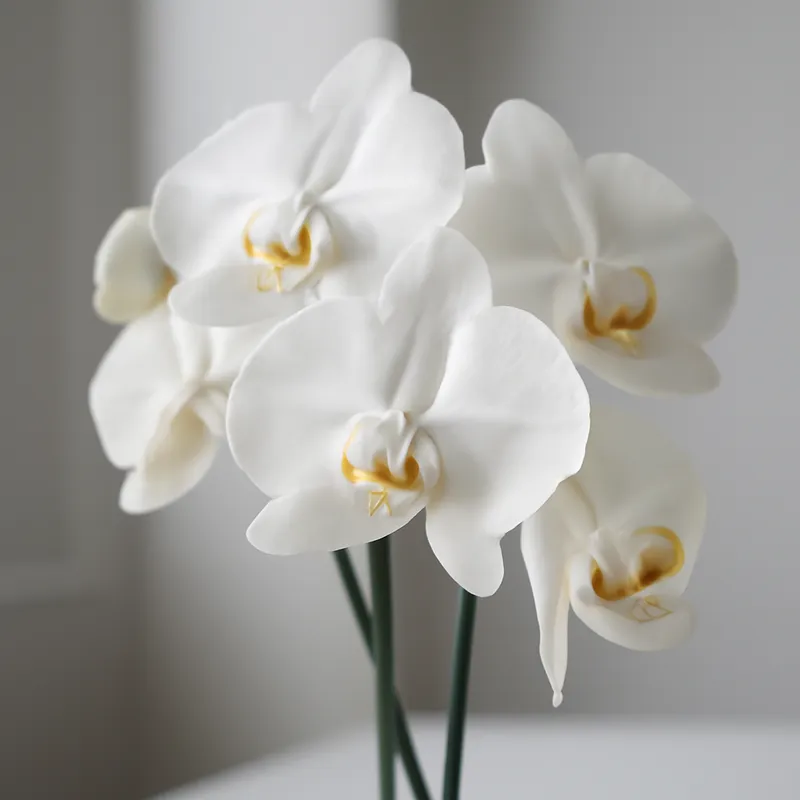 Orchidee (Brautorchidee) - weiss - Bild 3
