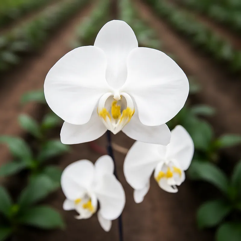 Orchidee (Brautorchidee) - weiss - Bild 4