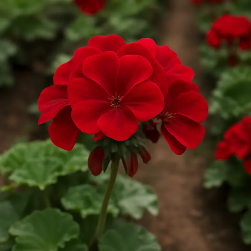 Pelargonie - rot - Bild 4