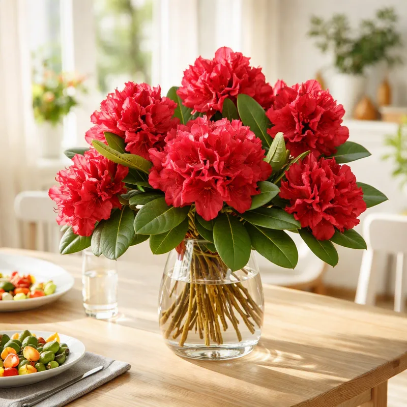 Rhododendron - rot - Bild 2