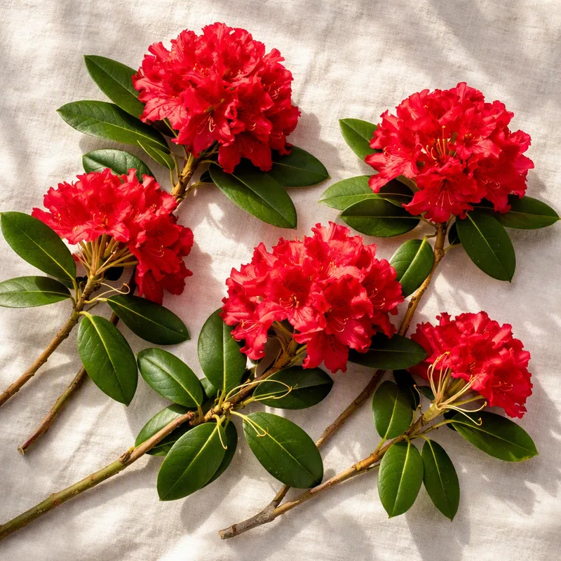 Rhododendron - rot - Bild 4