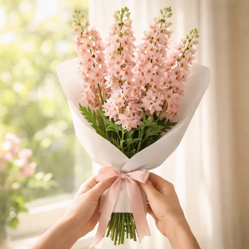 Rittersporn - rosa - Bild 3