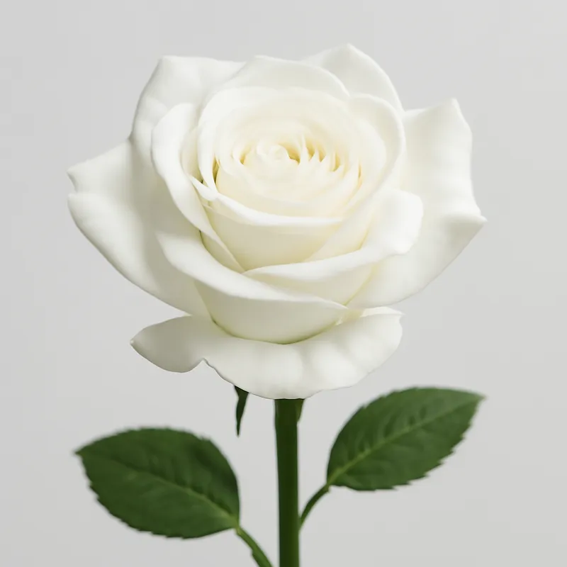 Rose - weiss