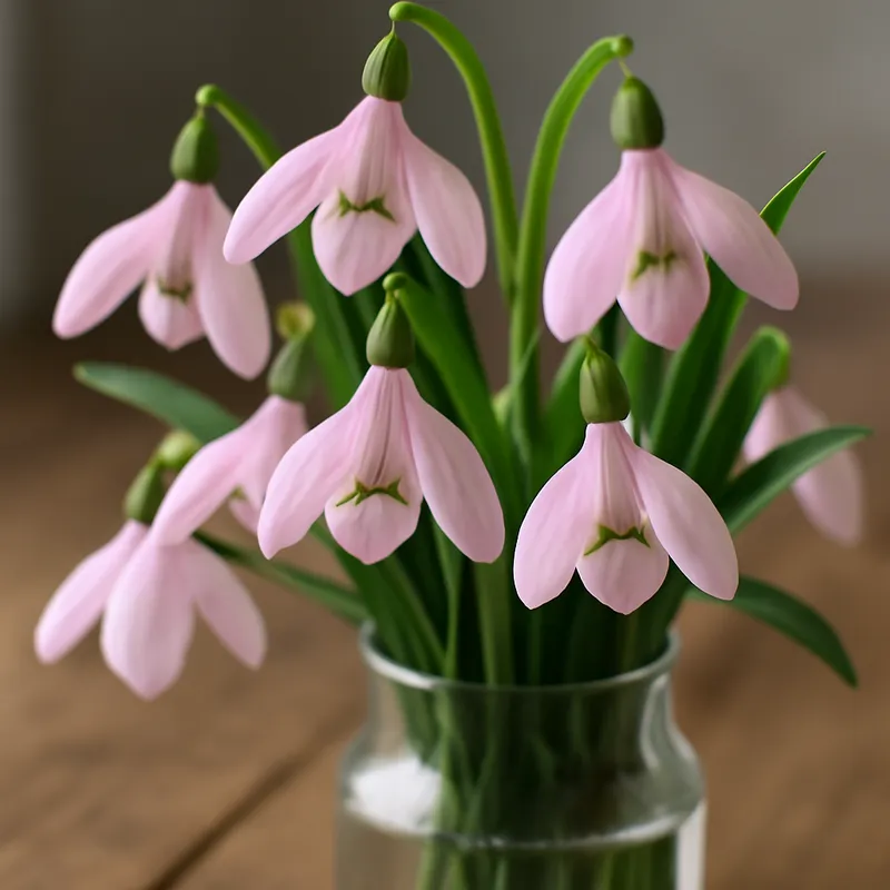 Schneeglöckchen - rosa - Bild 3