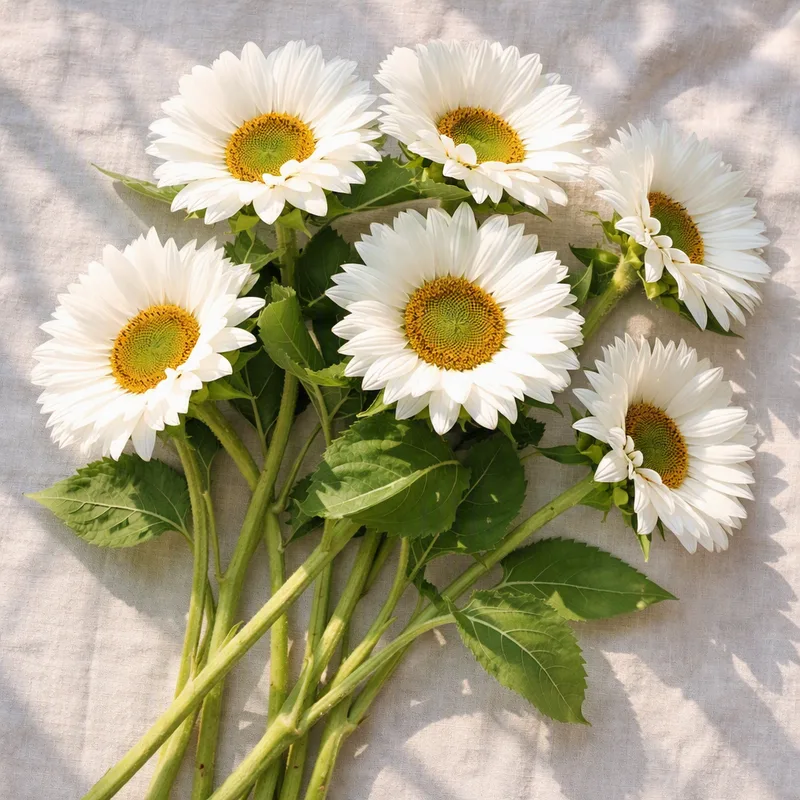 Sonnenblume - weiss - Bild 4