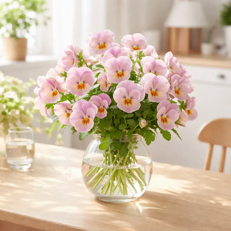 Stiefmütterchen - rosa - Bild 2