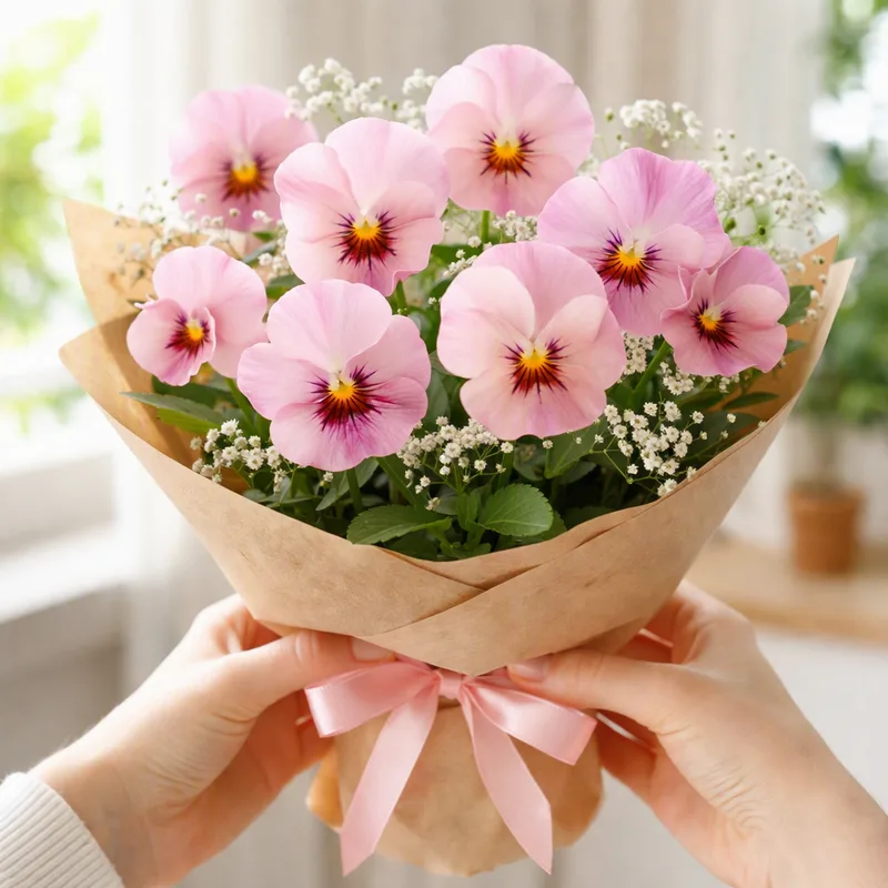 Stiefmütterchen - rosa - Bild 3