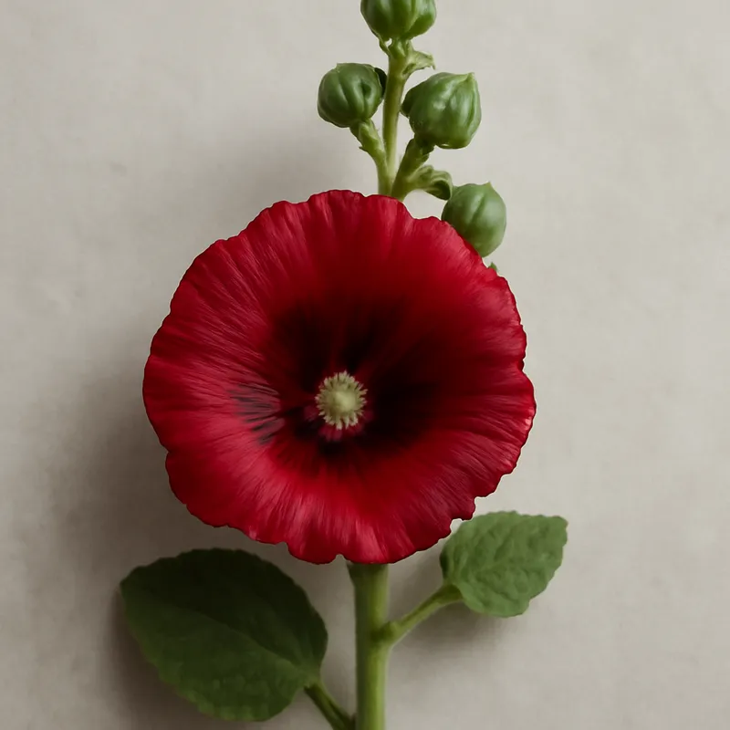 Stockrose - rot