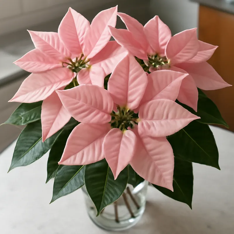 Weihnachtsstern - rosa - Bild 3
