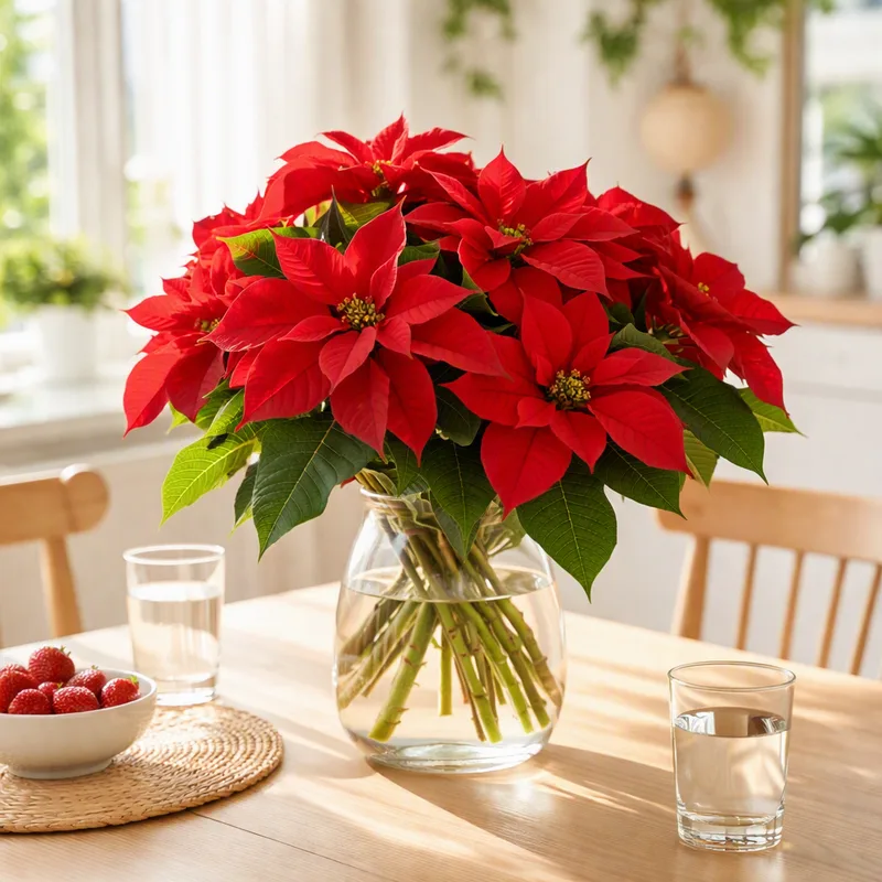 Weihnachtsstern - rot - Bild 2