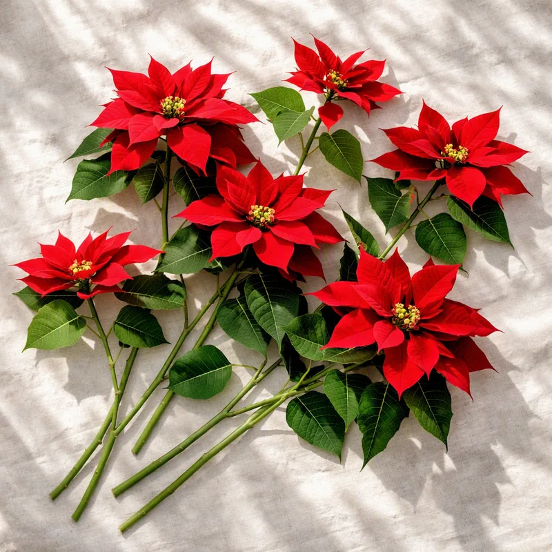 Weihnachtsstern - rot - Bild 4