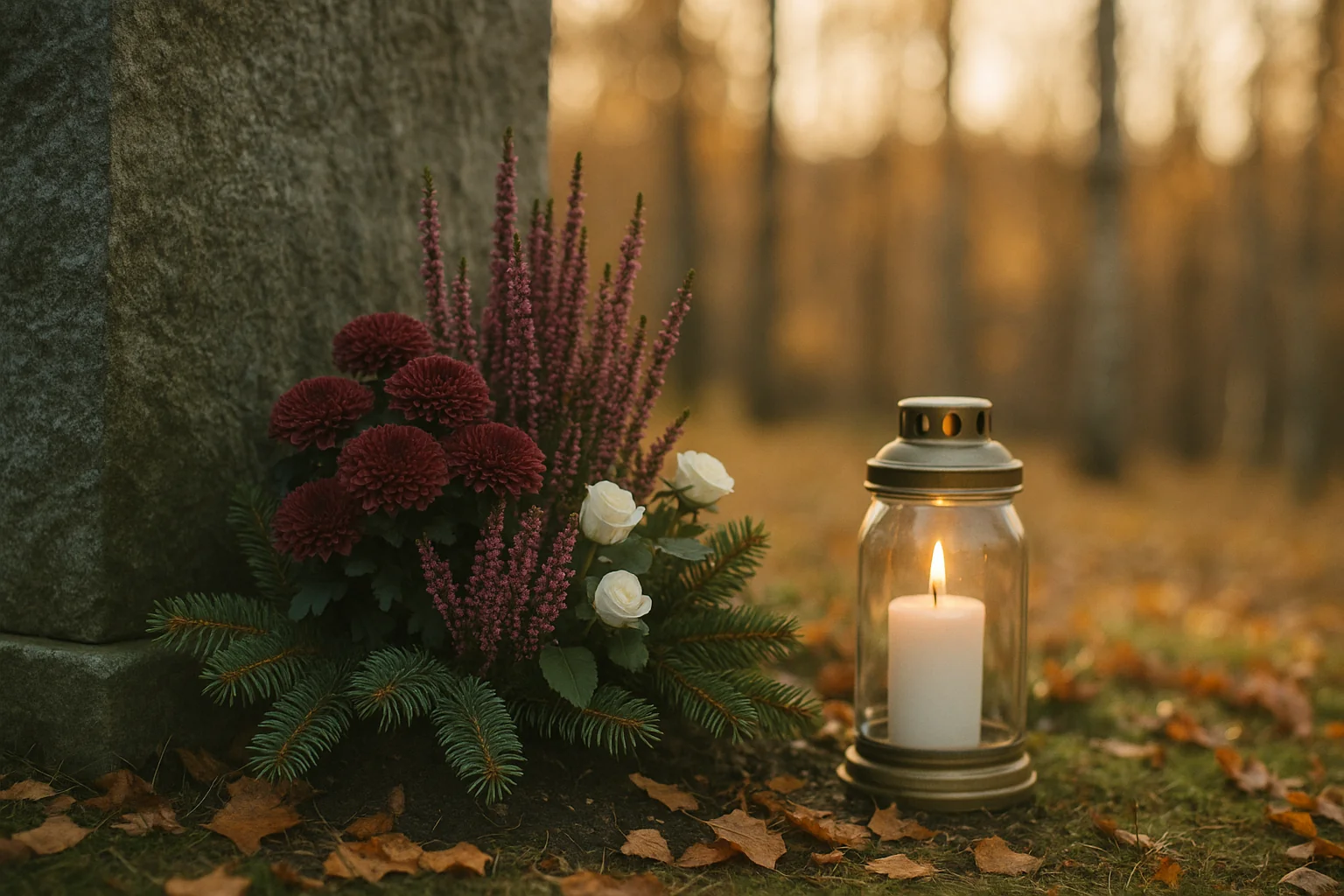 Blumen zu Allerheiligen
